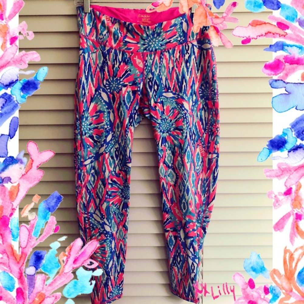 LILLY PULITZER LUXLETIC LEGGINGS SIZE L